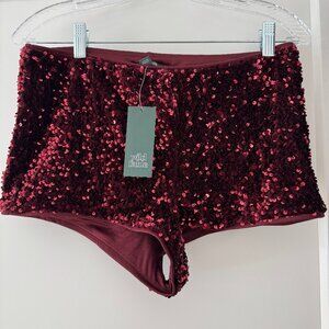 WIld Fable NWT Viral Target Sequin Mini Shorts size M